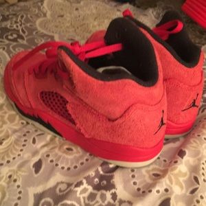 Used/Washed Red Boy Jordan’s